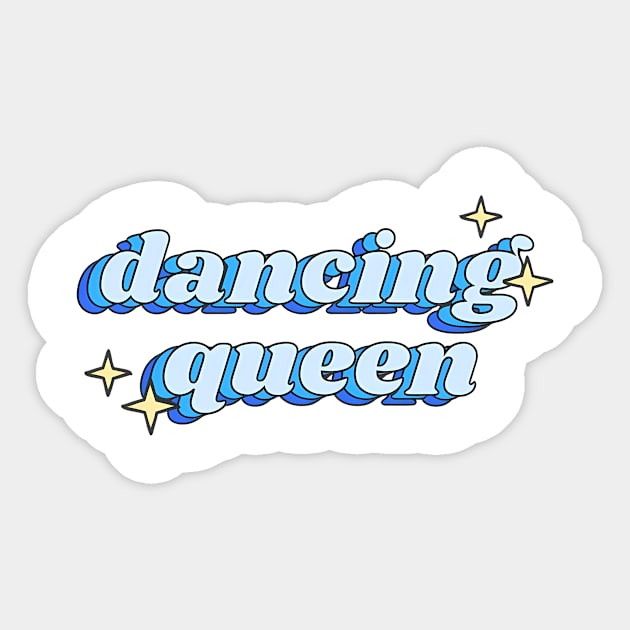 Dancing queen 2 Sticker by Karburator By Studio